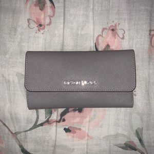 Michael Kors silver wallet